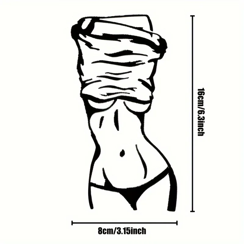 2 قطعة صورة ظلية جميلة دراجة نارية ملصقات مقاوم للماء DIY بها بنفسك دراجة نارية سكوتر نافذة السيارة شارات الفينيل زينة ذاتية اللصق