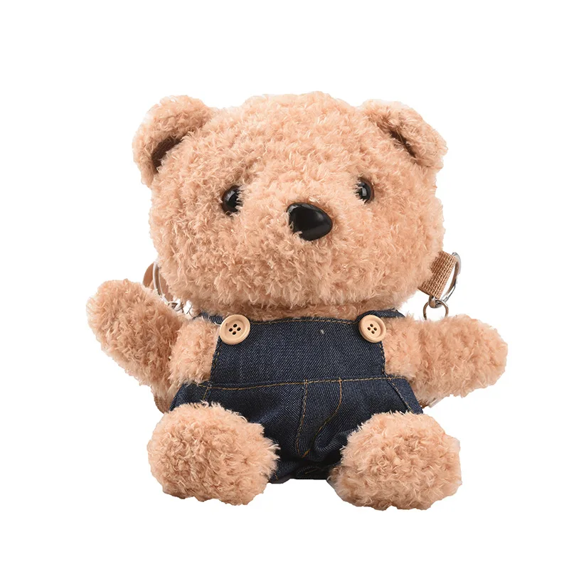 Child Little Bear Shoulder Bags Autumn Fashion Crossbody Bag Personalized Cute Backpack Plush Doll Bags Mochila Infantil Menina