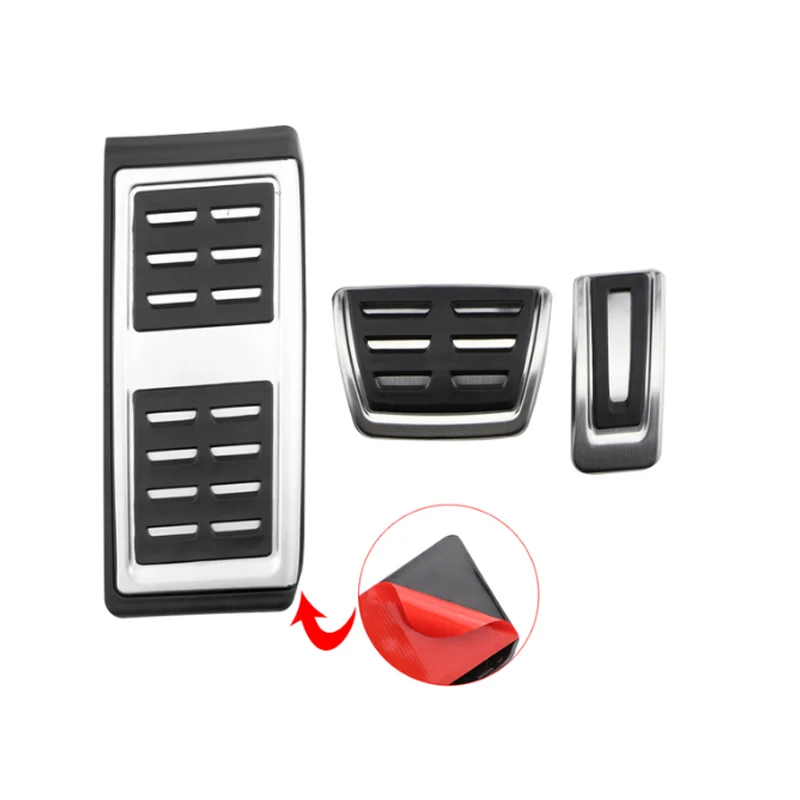 Dla Volkswagen VW GOLF 7 MK7 Seat Polo Ibiza Audi A1 Skoda Kamiq ze stali nierdzewnej osłona pedału nakładka na pedał hamulca