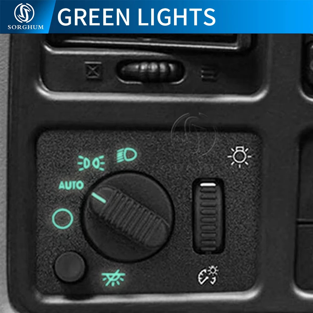 SORGHUM 15143597 19381535 Headlight Switch Fog Lamp Button For Cadillac Escalade Chevy Avalanche Silverado Hummer H2 GMC Sierra