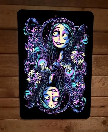 The Dark Fantasy Bride  Metal Wall Sign Poster Corpse of Emily