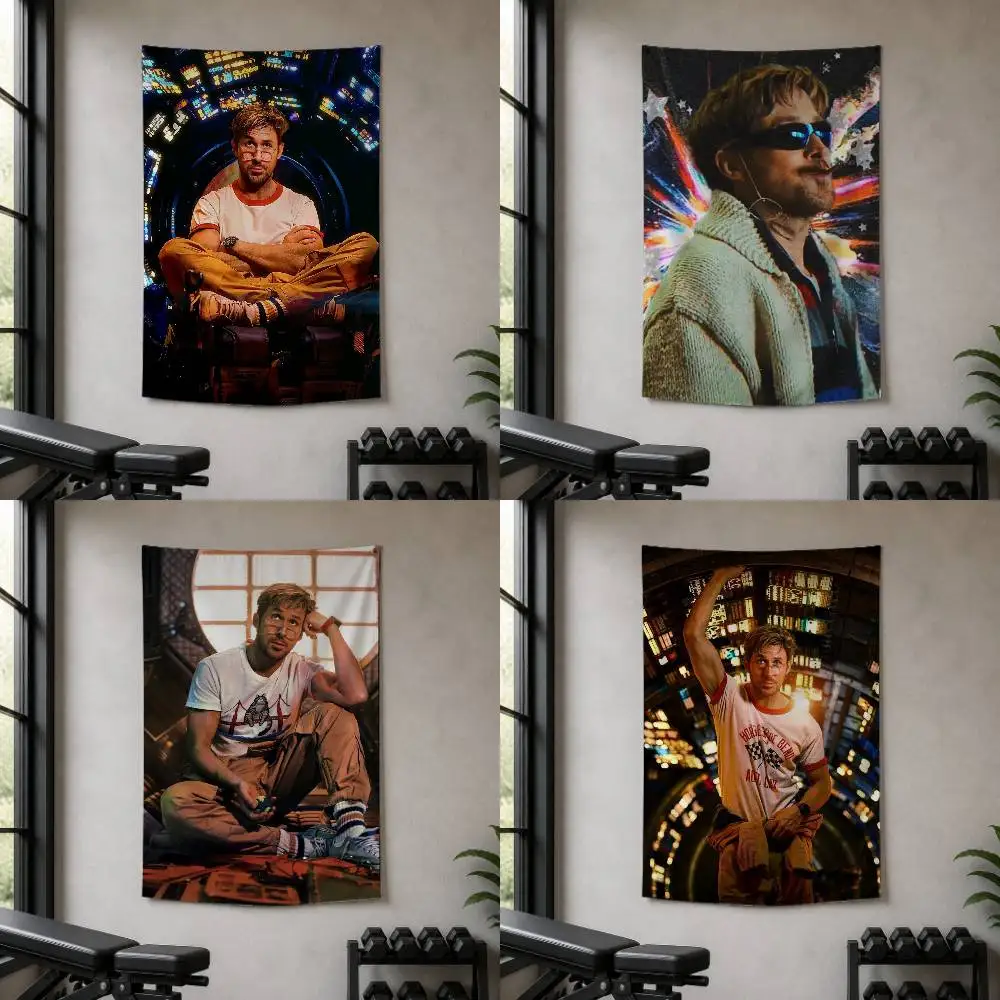 Ryan Gosling P-Project Hail M-Mary  Decorative Hanging Flag with Grommets for Garage Bedroom Dorm Wall Decor