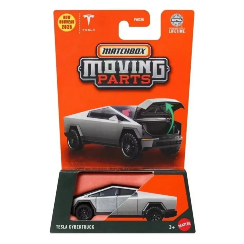 MATCHBOX 70th Anniversary Series Hot selling Alloy Car Tesla Pickup Mobile Door Opening Children's Toy Collector FWD28
