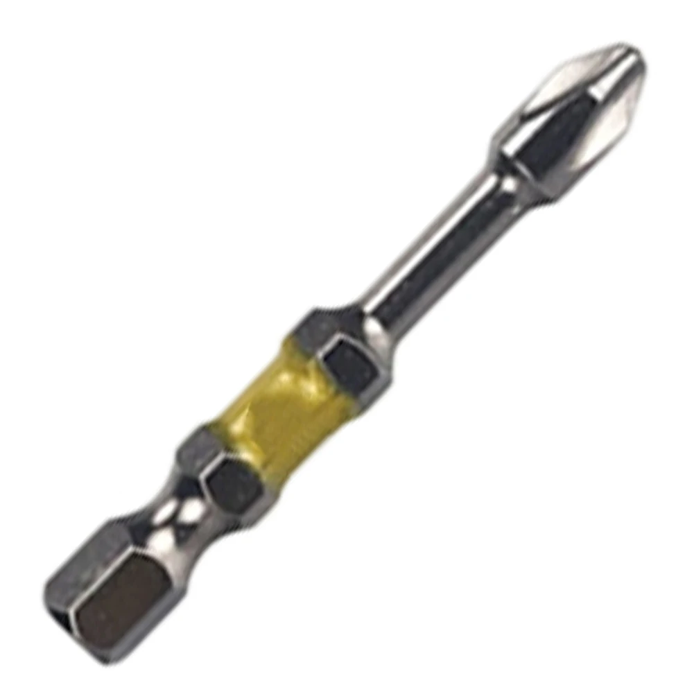 Ponta de Chave de Fenda Phillips PH2 com Haste Hexagonal de 1/4 de Polegada para Parafusadeiras Elétricas e Compatibilidade com Ferramentas de Perfura