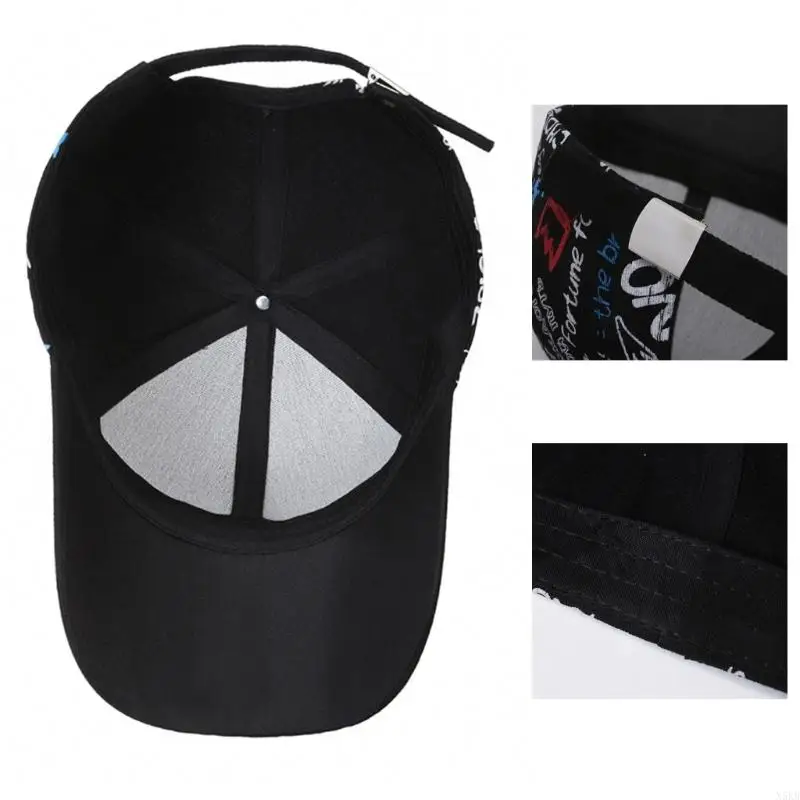 N5KB Fashionable Unisex Baseball Hat Sweatproof Hat Windproof Protecting Hat for Outdoor and Daily Activity