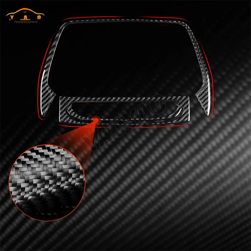 Central Navigation Panel Trim Decorative Sticker Cover Real Carbon Fiber For Chevrolet Camaro 2016-2022 Interior Accessories