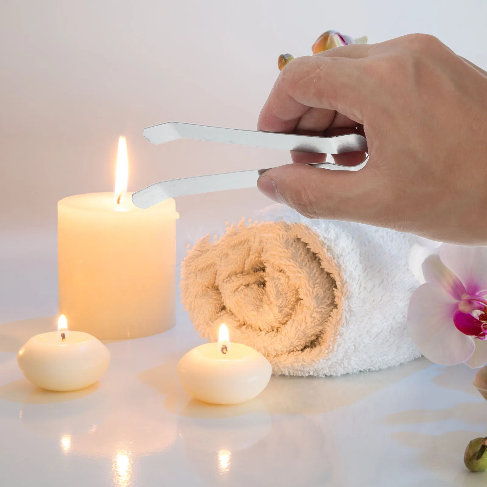 

5Pcs Extinguishing Clip for Heavy Duty Steel Wick Clamp Out Tool for Home Decor Extinguisher