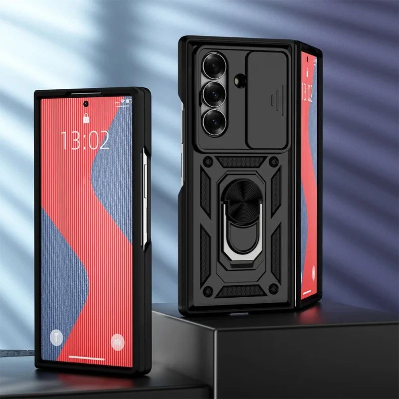 

Противоударный защитный чехол для Samsung Z Fold 7, защитное кольцо-подставка для камеры, чехол для телефона Galaxy Z Fold7 Fold 5 6