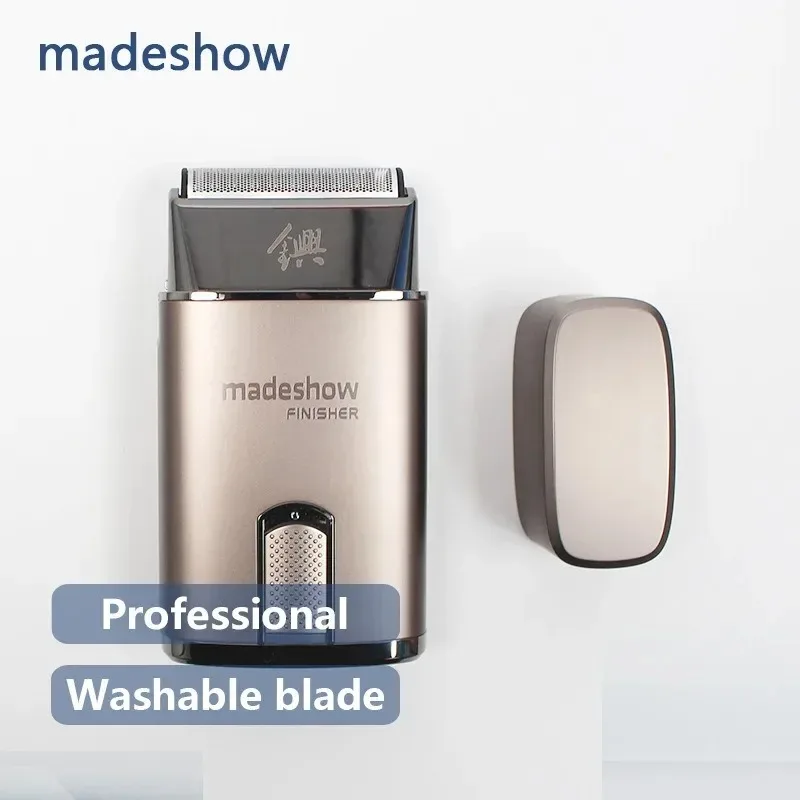 Мужская электробритва Madeshow-M7, съемная моющаяся головка с магнитной левитацией, длительный срок службы батареи, 8000 об/мин, бутиковое качество