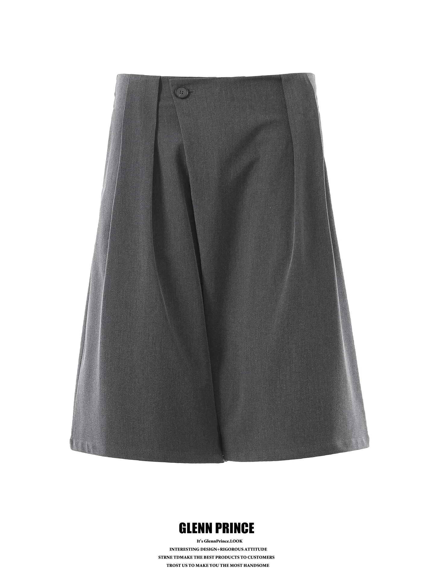 

GPstudio American Style Six-Point Casual Men's And Women's Pants High Waist Loose Fit Summer Shorts Artistic Fiber