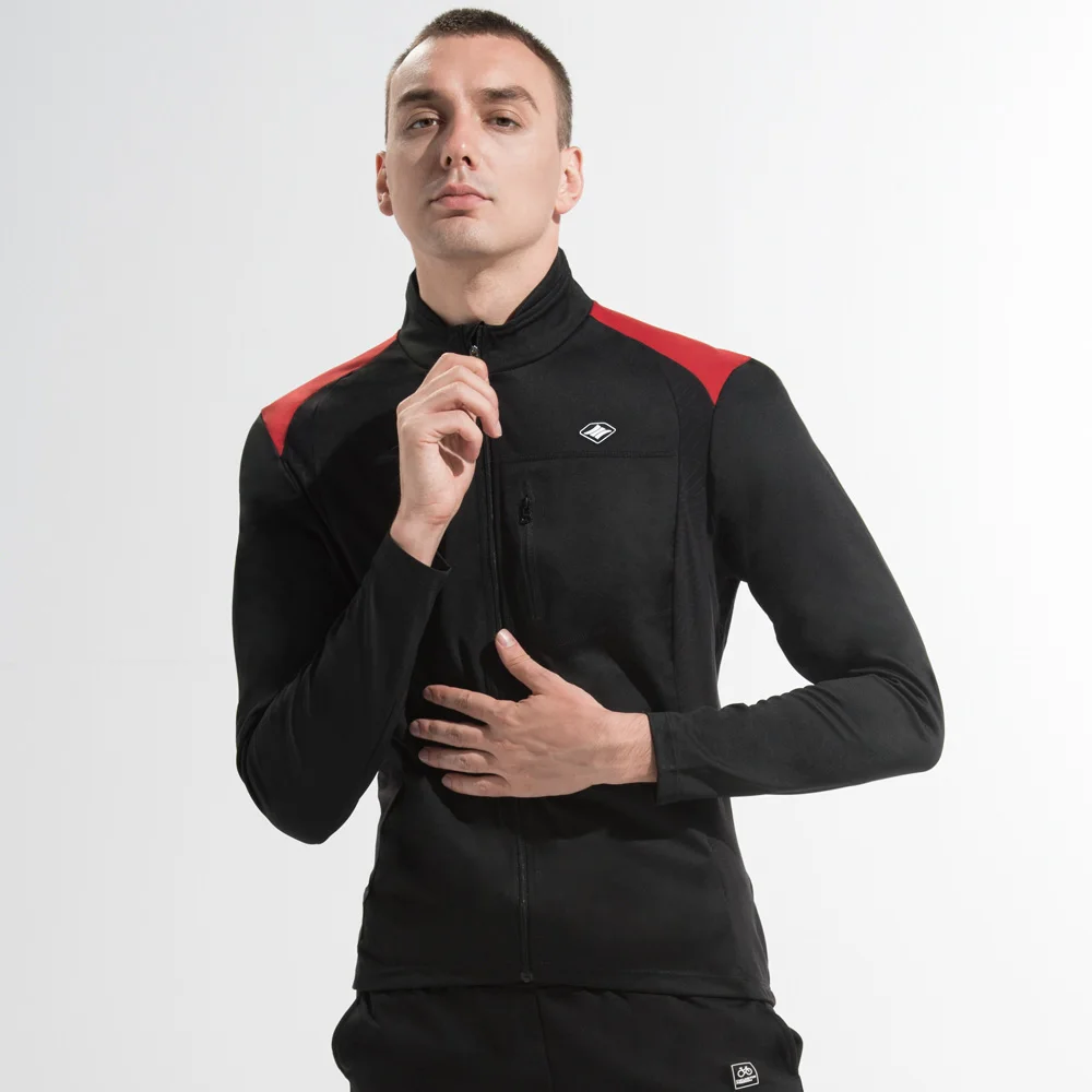 Santic Men Winter Cycling Jackets Windproof MTB Jackets Coat Keep Warm Breathable Comfort Clothes KC6104