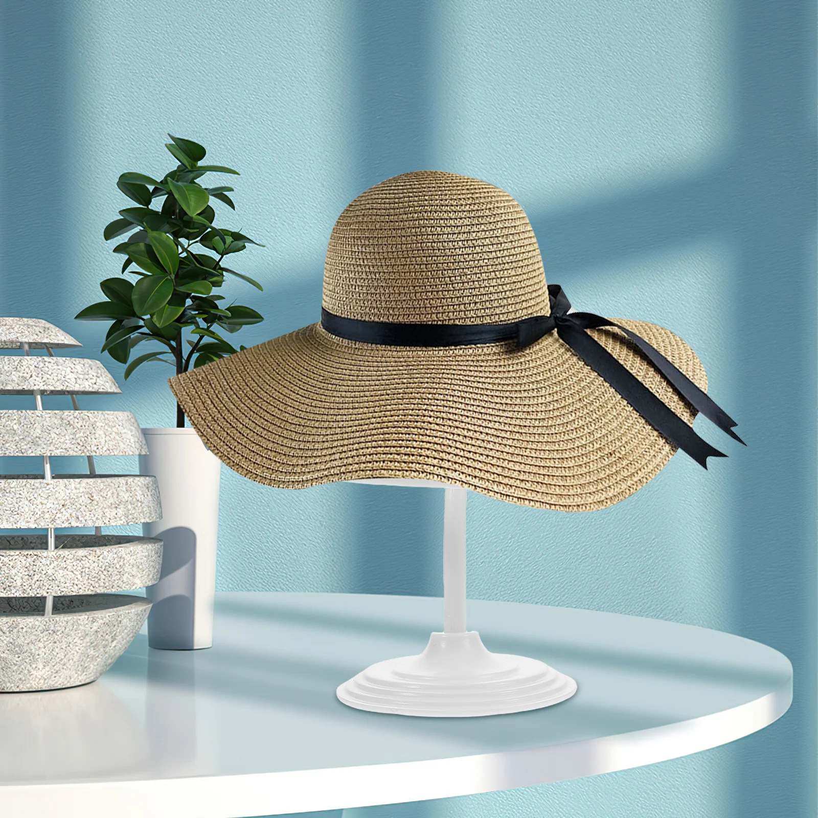 

Hat Stand Baseball Caps Organizer Rack Dome Shape Tabletop Display Holder for Bedroom Closet Office Dresser Countertop