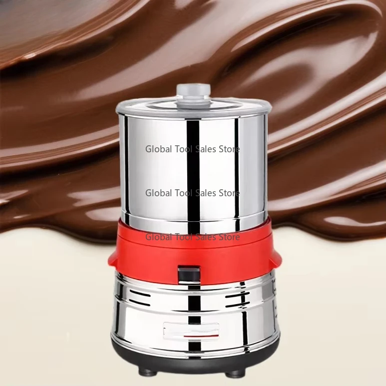 Machine de fabrication de chocolat de dubaï, Mini broyeur de pierre, raffineur pour plumes de cacao, usage domestique et Commercial, fèves de cacao