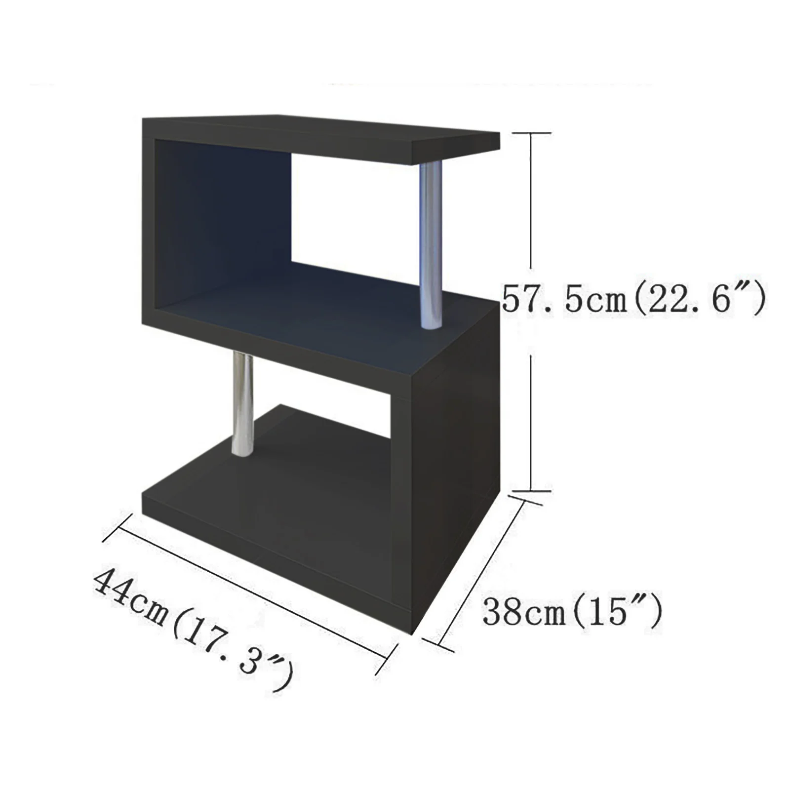 Tavolino da caffè per la casa con luci a Led tavolo da pranzo moderno semplice per camera da letto mobili soggiorno divano scrivania laterale bianco/nero