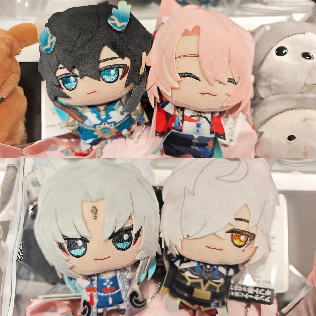 MiHoYo Honkai Star Rail Plush Pendant Cute Anime Character Soft Stuffed Hanging Ornament For Game Fans Collection