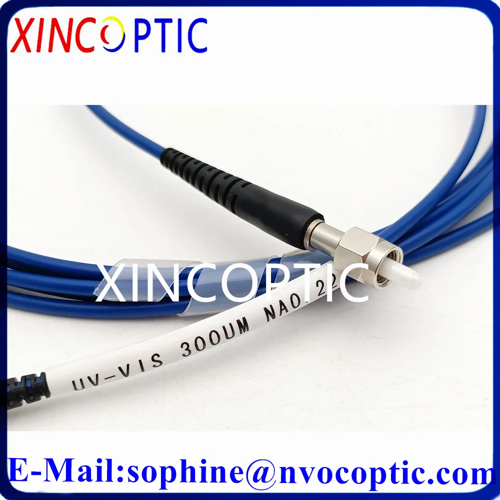 puntale-ceramico-sx-300um-della-silice-sma905-sma905-st-fc-uv-vis-~-200-1100nm~-022na-1-2-3m-cavo-a-fibra-ottica-corazzato-del-cavo-di-toppa