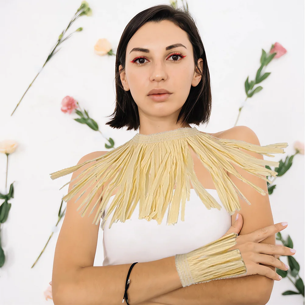 2 مجموعات هاواي حولا الرافية تنورة زي للرجال النساء عرض مسرحي لوا حفلة شرابة الدعائم هاواي حولا التنانير للنساء