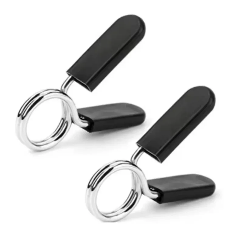 2 Peças de Presilhas de Mola para Barra de 25/28/30 mm, Travas de Halteres para Academia, Kit Padrão para Levantamento de Peso