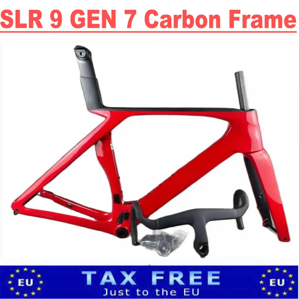 30 Colors SLR 9 GEN 7 Disc Carbon Frame Red Frameset Internal cable T47