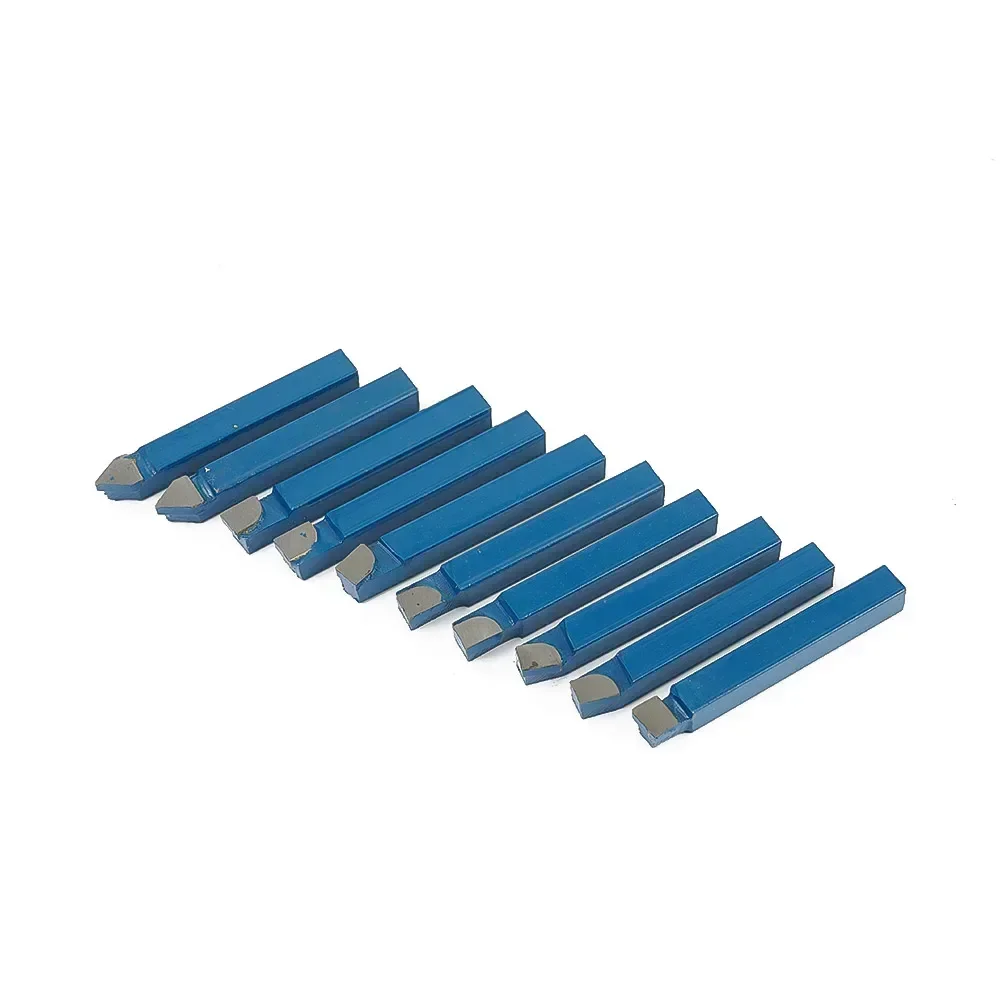 Imagem -02 - Carboneto Ponta Derivada Bit Grupo Soldadas Ferramentas Fresadora Torno de Metal Soldagem Ferramenta Titular Ferramentas de Torneamento Pol 10 Pcs