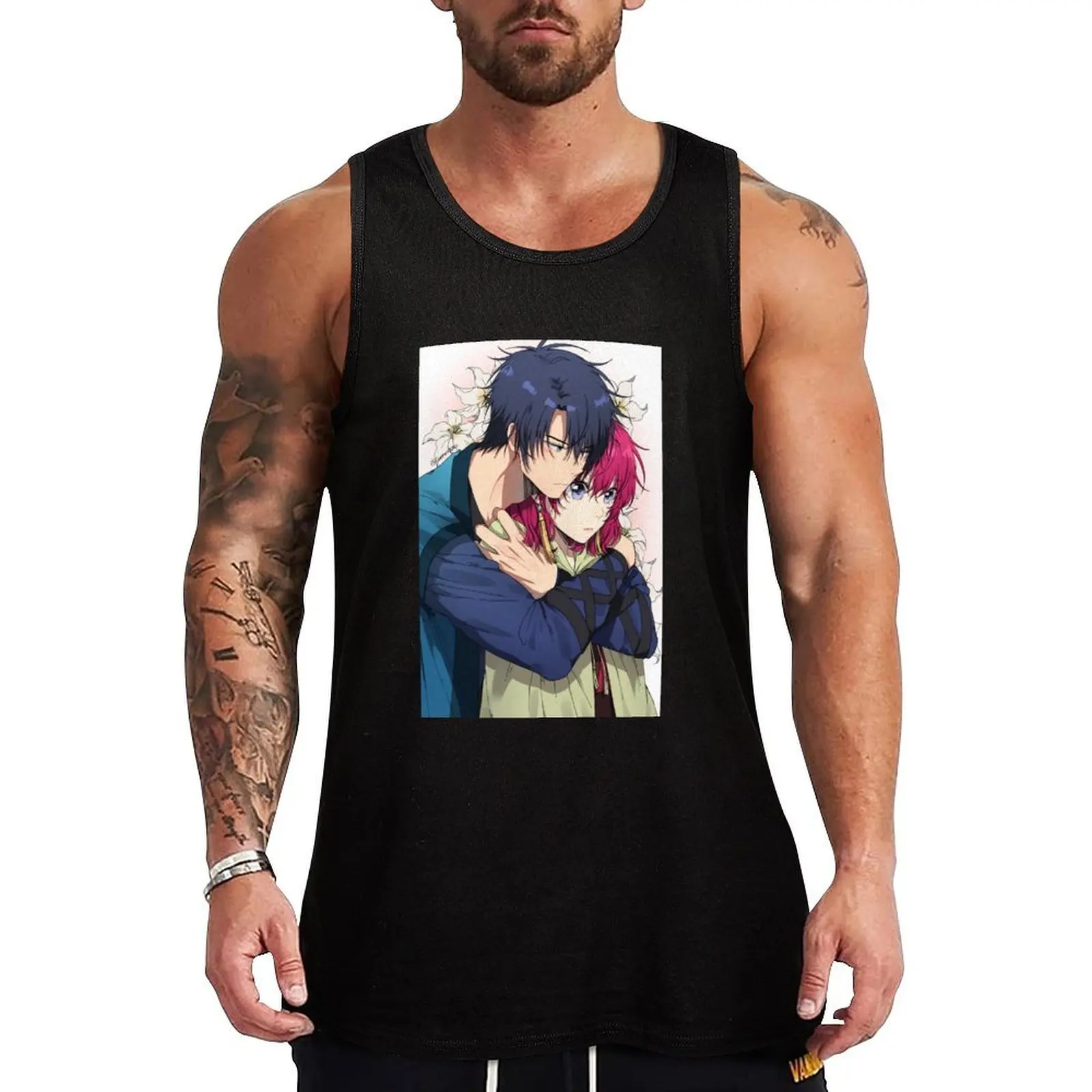 

Akatsuki no Yona Tank Top Man sleeveless shirt mens clothing bodybuilding men clothes
