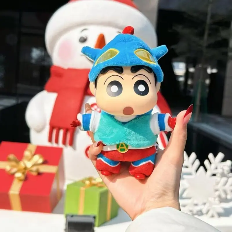 Crayon Shin-Chan Costume originale Serie Party Blind Box Vinile Peluche Bambola Anime Figura Collezione di scatole misteriose Regali di compleanno giocattolo