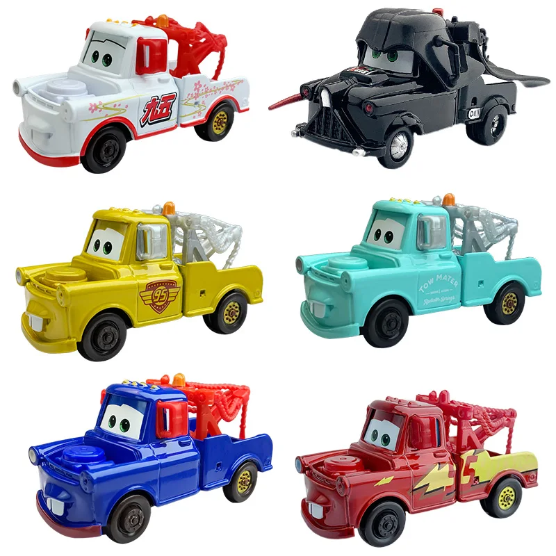 Auto 2 3 Disney Pixar racing car Metal Mater mini Lightning McQueen Doc Hudson mater Mini Diecast lega cup bambino ragazzo giocattolo regalo