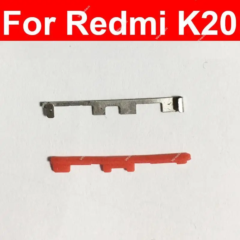 Power Volume Key Buckle For Xiaomi Redmi K20 K30 Pro Note 7 8 9 Pro Note 8T 9S 5G Side Button Power Volume Bracket Snap Gasket