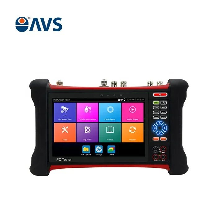 Newest All 4K Camera Tester Network and Cable Tester in One CCTV Tester Pro X7-MOVTADHS Portable CCTV Monitor 2GB+16GB