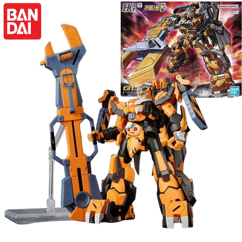 

In Stock Bandai Hg Super Robot Wars Og Mecha Battle Steel Lion Model Kit Cool Gift Mecha Warrior Figure Garage Educational Toy