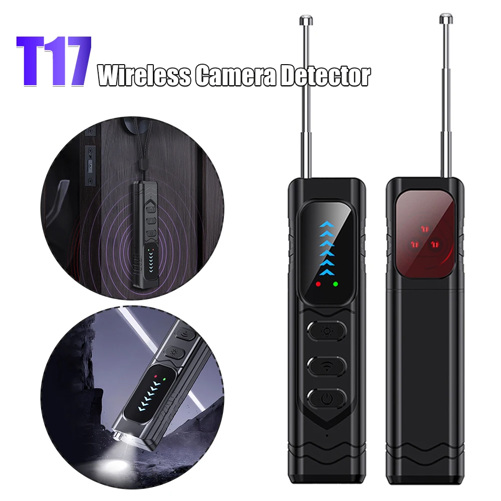 Camera Detector Hidden Device GPS Detector Bug Detector Wireless Signal Scanner Camera Finder for Travel Hotel Accessorie