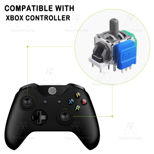 Imagen 2 del producto Controlador Xbox TMR, Joystick electromagnético, mando de pulgar, Kit de reemplazo de actualización sin deriva, accesorios de Sensor analógico 3D