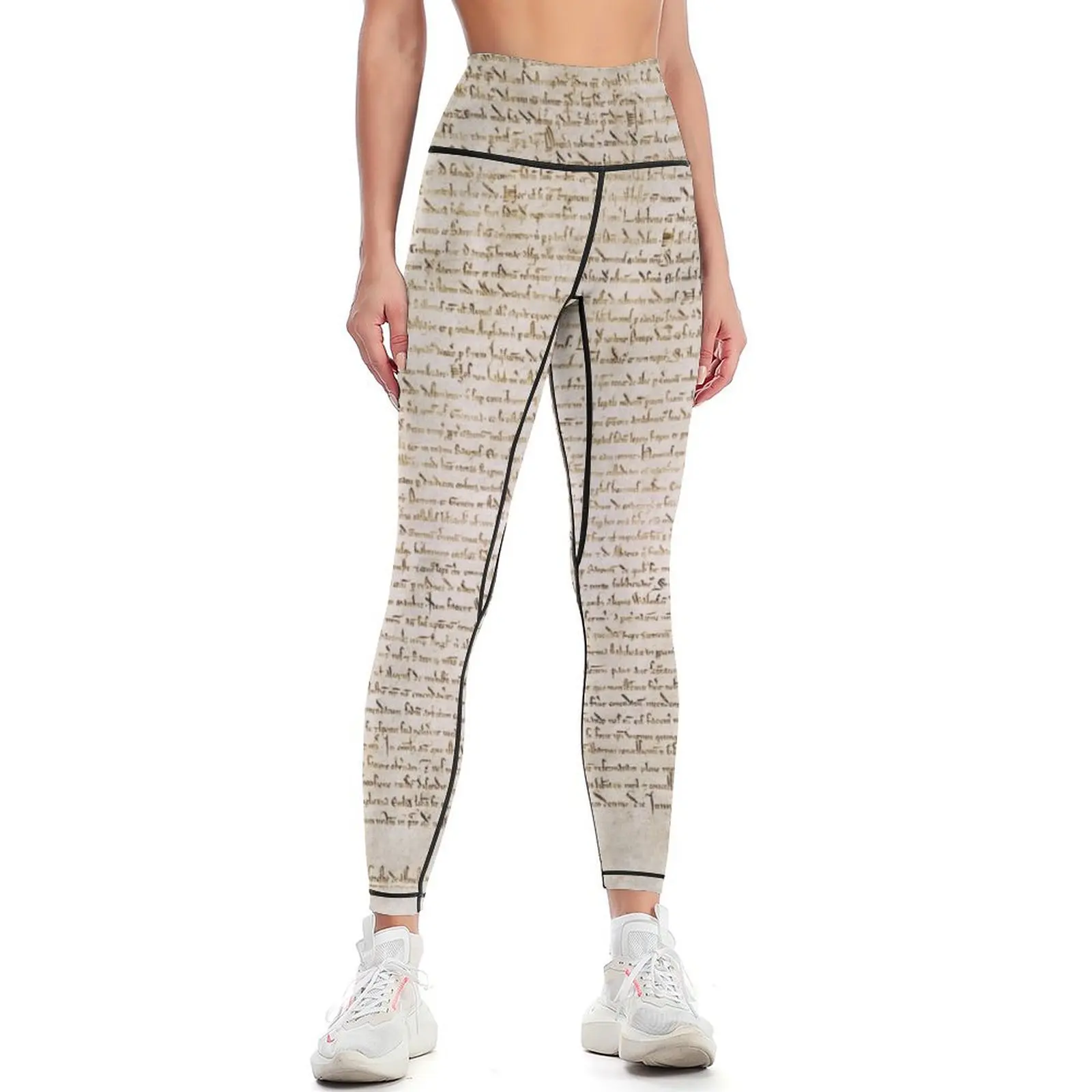 

Magna Carta Exemplification of 1215 Cotton MS Augustus II Leggings Legging sexy woman high waist Womens Leggings