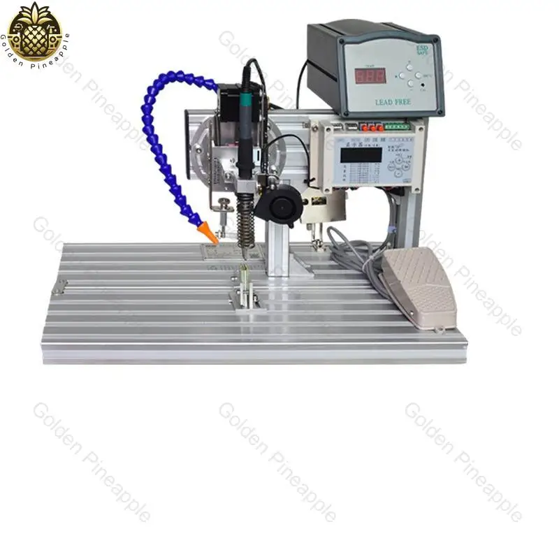 Automatic And Semi - Automatic Treadle Tin Welder Soldering Machine For Type C Aux USB PCB Led Lights And Power Plug