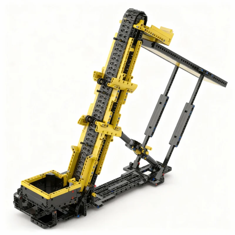 929pcs MOC GBC Module Adjustable Conveyor Technical Model Building Blocks Assemble Display Creative Art Craft Education DIY