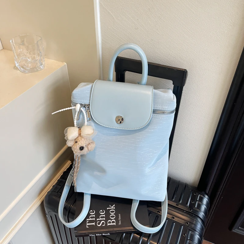 

Повседневная пригородная сумка через плечо большой вместимости - женская стильная минималистичная винтажная кожаная однотонная сумка