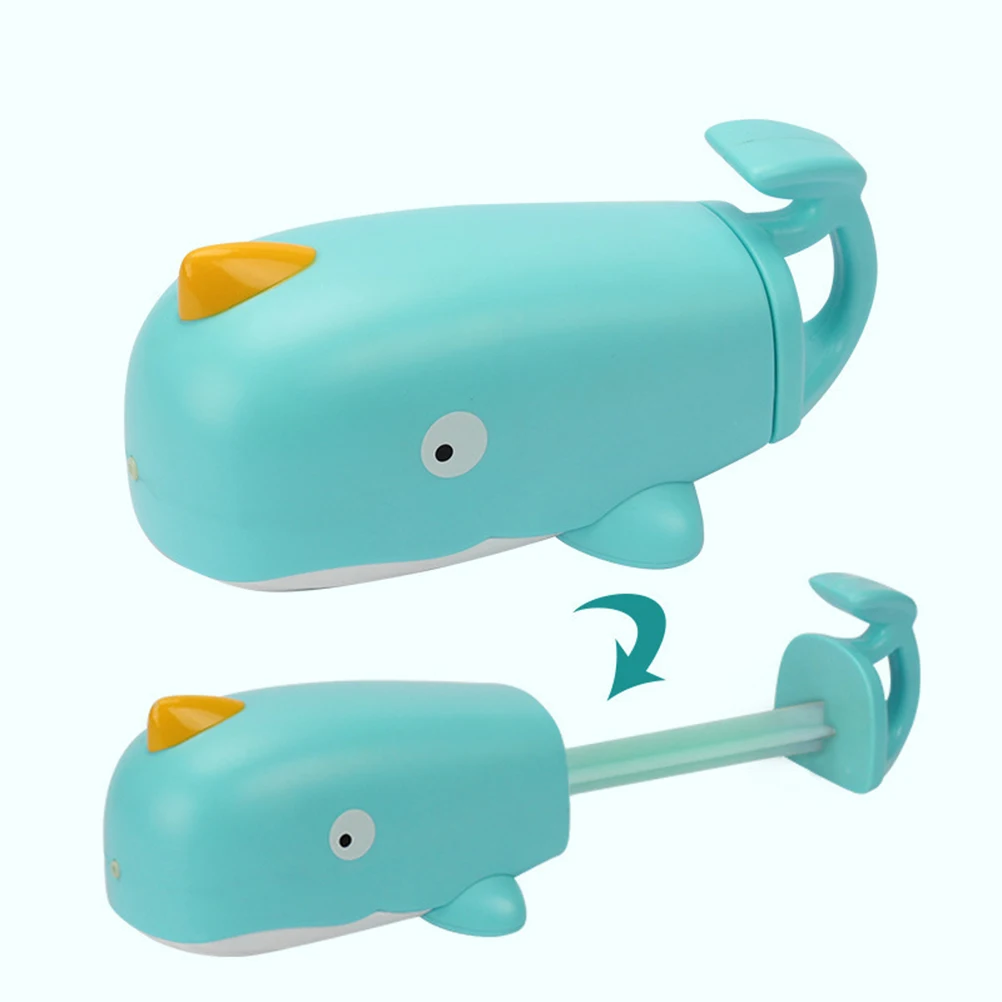 Wysokiej jakości pistolet na wodę o dużej pojemności, typu pull-and-push, dla dzieci, idealny na letnie imprezy na plaży, basenie i na zewnątrz.