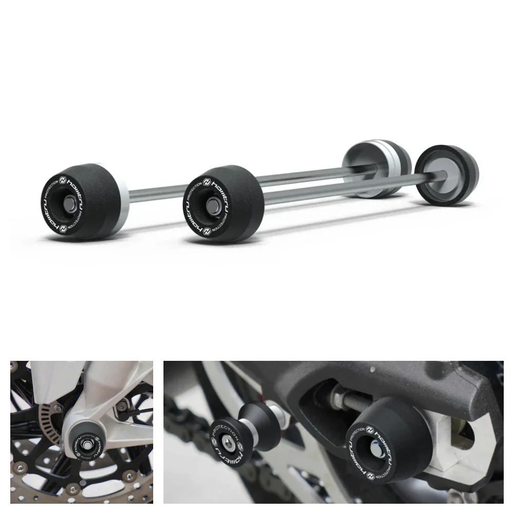 

For Ducati DesertX 2022 2023 2024 2025 Motorcycle Wheel Protector Rear Front Axle Fork Crash Slider