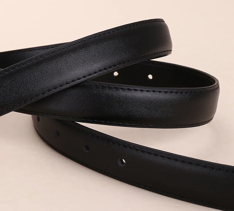 Neuer Stilvoller Glatter Schnallen-Ledergürtel für Damen, Koreanischer Stil Eleganter Vielseitiger Trendiger Premium-Rindsleder-Hosengürtel – Detail 11