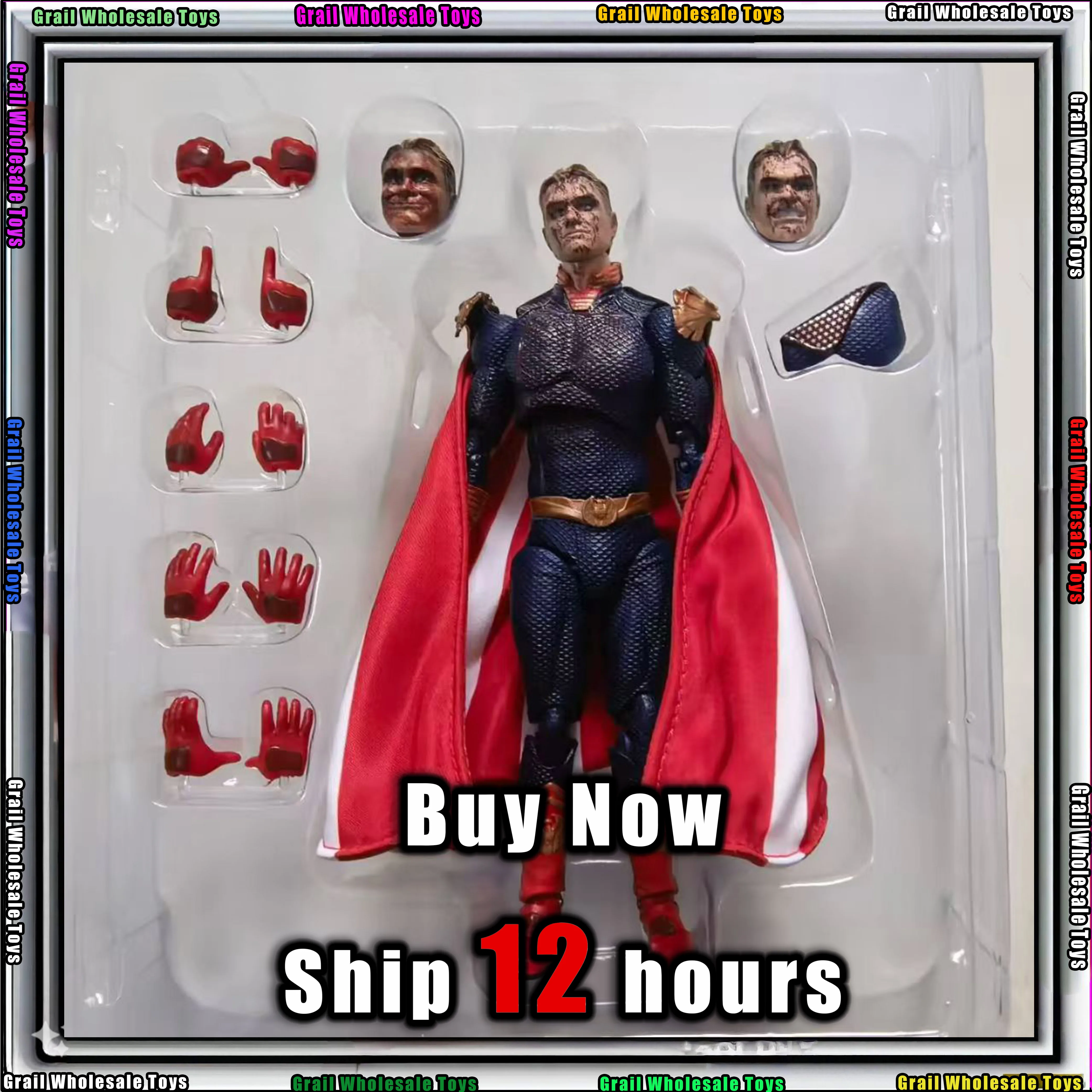 

В наличии! Фигурка KO Mafex 269: Хомлендер (The Boys) с эффектом боевых повреждений, модель из ПВХ, статуэтка, игрушка, подарок