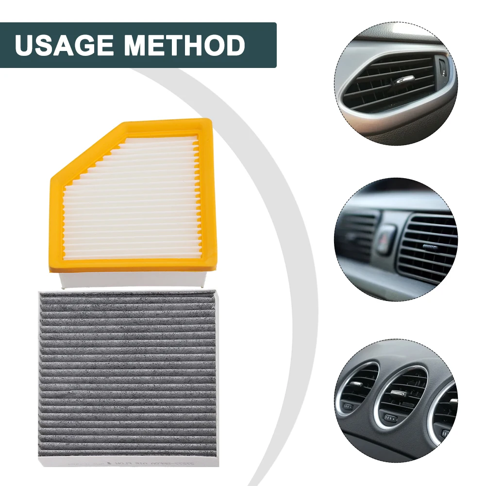 AIR + CABIN FILTRATION SET Optimized For For Nissan For Rogue Models Between 21 And 23 For Effortless Maintenance