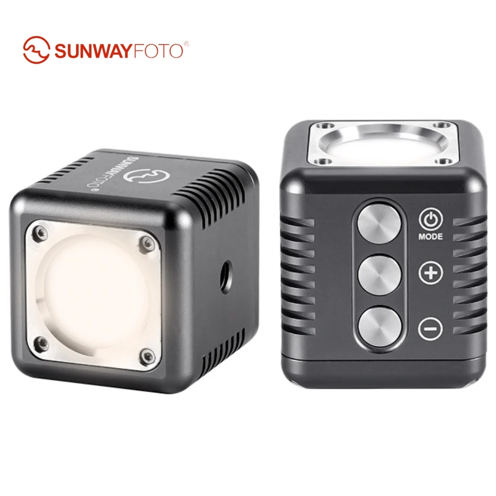 SUNWAYFOTO Mini LED Light FL-16 for Camera Video Photography 3000-5500k IP66