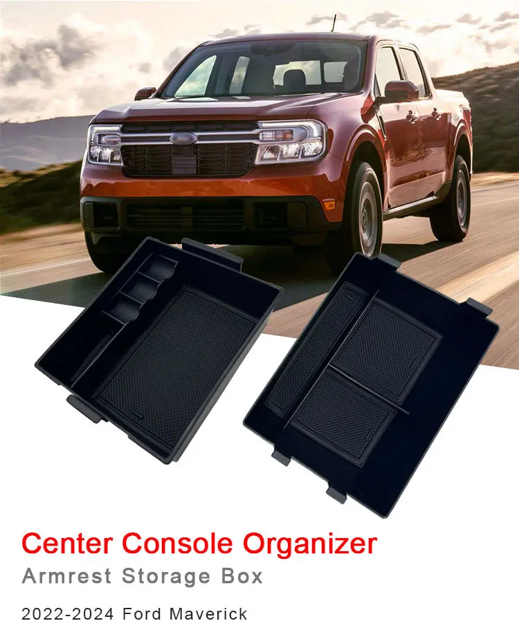 

Suitable for Ford Maverick armrest box, Lone Ranger storage box, central control storage box, storage box modification