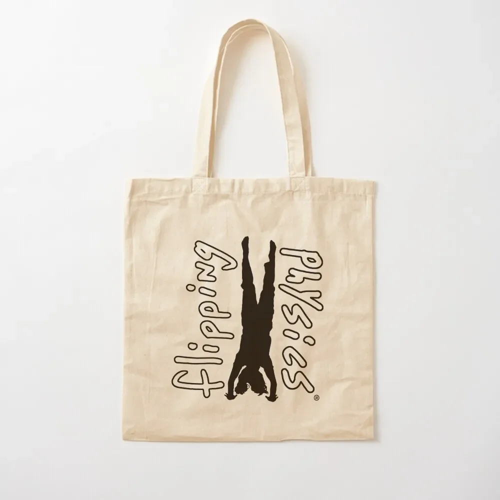 

Flipping Physics Logo - Black Tote Bag Canvas shoulder bag shopping cart bags Tote Bag