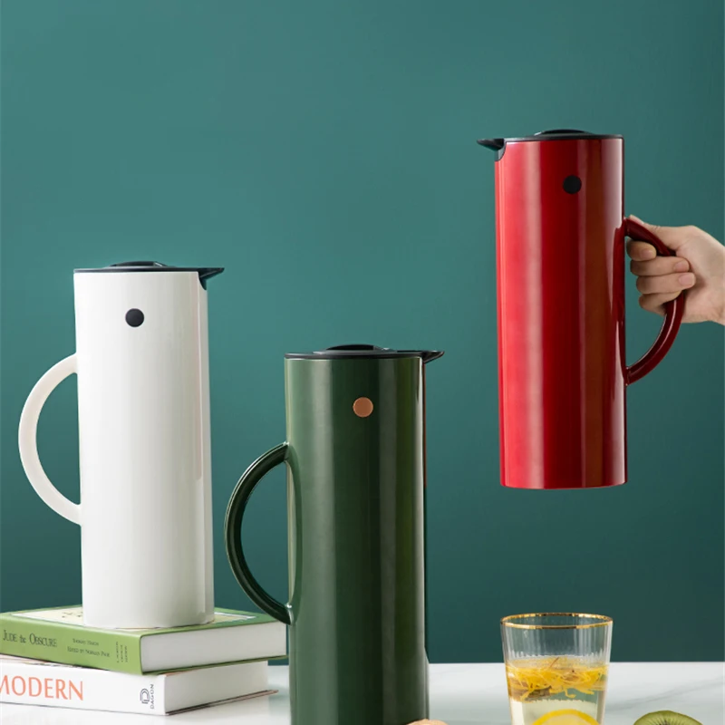 

Heat Preservation Kettle Modern Solid Color Home Jug 1 litre Student Warm Water Bottle Travel Portable Warm Water Bottle