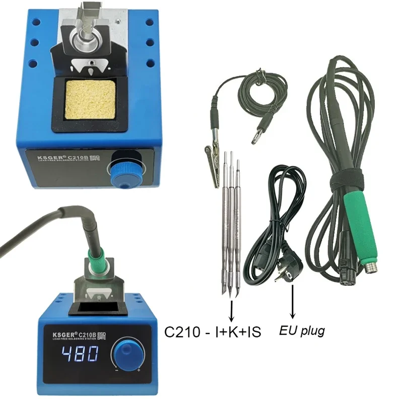 

Digital Soldering Station Original Smart Controller Auto-sleep Rapid Heating 210-I C210-K C210-IS Soldering Iron Tip 220V 85W