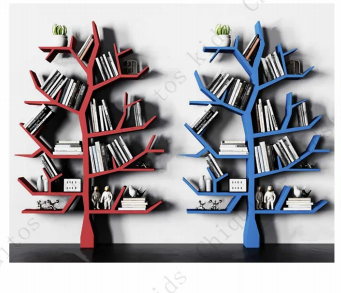 Chiquitos, estantería de madera con forma de árbol de diseño personalizado, gran oferta, esquina de lectura para niños, esquina de libro, muebles australianos para el hogar