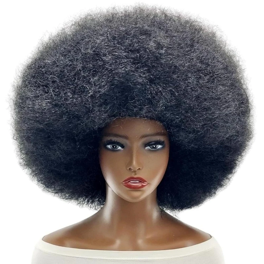 Synthetic Short Wigs  Afro Kinky Curly Wigs With Bangs For Black Women Brown Red Mixed Color Glueless Rose Net Daily Cosplay Use