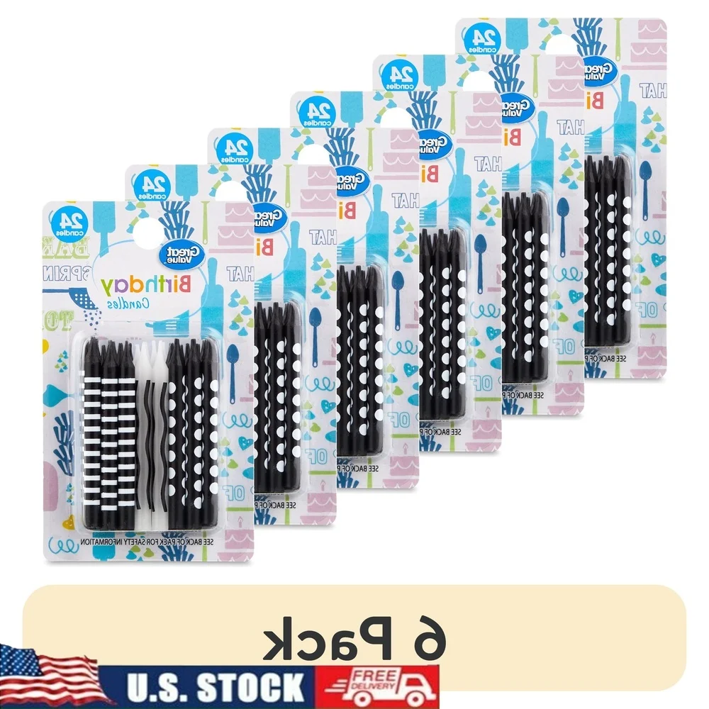 24 Count Black And …