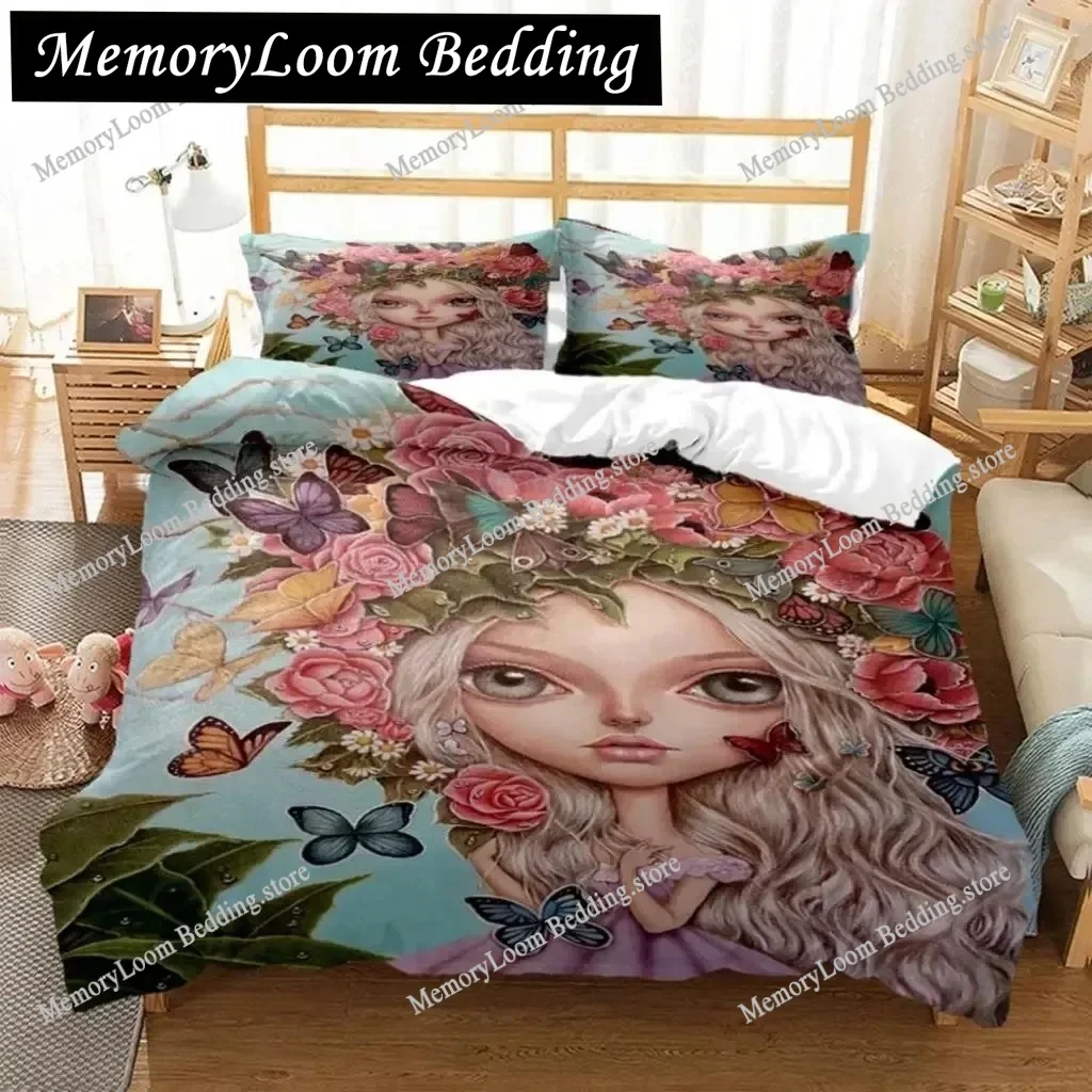 

Cartoon Strange Doll Personalized Printing Soft And Comfortable Comforter Bedding Sets Complete Size Customizable